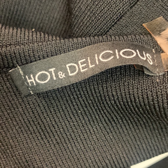 Hot & Delicious Black Dress S/M - Picture 3 of 4